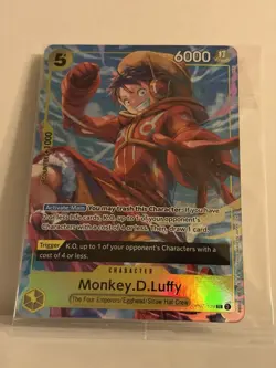 Monkey.D.Luffy OP07-109 Full Art - One Piece Illustration Box VOL 3 SEALED PROMO - Image 1