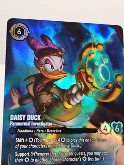 Daisy Duck - Paranormal Investigator 24/P3 Set Champ Foil Promo Top 8 NM Lorcana - Image 2