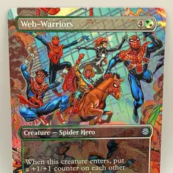 Web-Warriors 0203 Marvel Secret Lair MTG Magic Spider-Man Spider Hero 2025 - Image 1