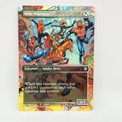 Web-Warriors 0203 Marvel Secret Lair MTG Magic Spider-Man Spider Hero 2025 - Image 4
