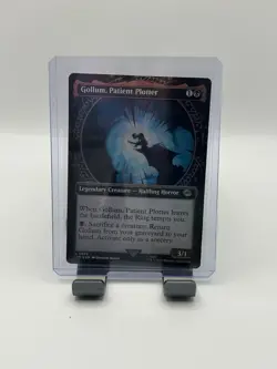 MTG, Gollum, Patient Plotter FOIL $3 ORDER MIN 309 (Showcase) UB: LTR Lord of - Image 1