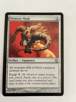 Nemesis Mask x1 MTG Darksteel 1x Magic Near Mint NM - Image 1