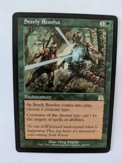 Steely Resolve Onslaught MTG Exc Free shipping with tracking - Image 1
