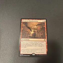 Magic: The Gathering Weapons Manufacturing Enchantment Rare Red Edge of Eternity - Image 1