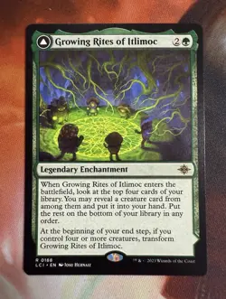 Wizards of the Coast Growing Rites of Itlimoc LCI 0188 Rare Green EN 2023 - Image 1
