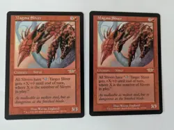 2 Magma Sliver Legions MTG NM Free shipping with tracking - Image 1