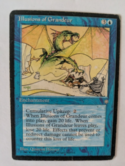 Illusions of Grandeur Ice Age MTG Exc Free shipping with tracking - Image 1