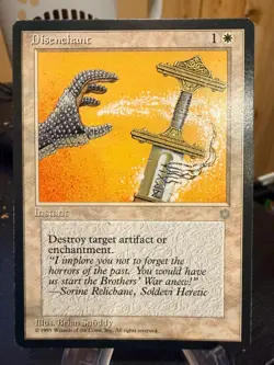 MTG Magic the Gathering Ice Age Disenchant 1734 - Image 1