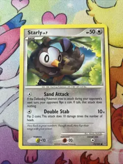 Starly - 75/100 - Common LP, English Pokemon Stormfront - Image 1