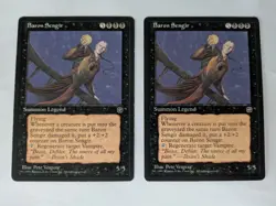 2 Baron Sengir Homelands MTG NM Free shipping with tracking - Image 1