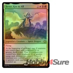 Foil Betor, Kin To All M/NM Magic: The Gathering MTG Tarkir: Dragonstorm - Image 1
