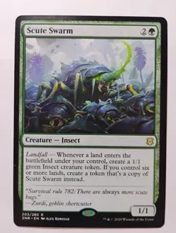 Scute Swarm #203 (NM) Zendikar Rising ZNR Magic MTG - Image 1