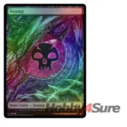 Foil Swamp (289) (full Art) M/NM Magic: The Gathering MTG Tarkir: Dragonstorm - Image 1