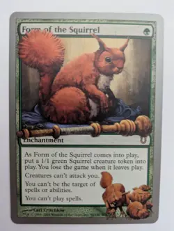 Form of the Squirrel - Unhinged MTG NM Free shipping with tracking - Image 1