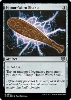 4 x Honor-Worn Shaku - Commander Masters - NM-Mint - MTG - Image 1
