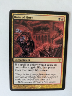 Rain of Gore Dissension MTG NM Free shipping with tracking - Image 1