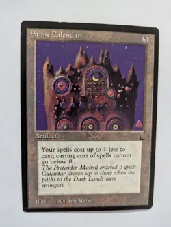 Stone Calendar The Dark MTG Exc Free shipping with tracking - Image 1