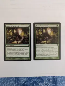 2 Quest for Renewal Worldwake MTG NM Free shipping with tracking - Image 1