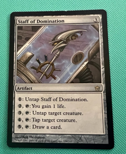 Staff of Domination - Fifth Dawn - MTG - Magic the Gathering - LP/MP - Image 1
