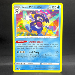 2020 POKEMON DARKNESS ABLAZE GALARIAN MR RIME 036/189 (RARE) - Image 1