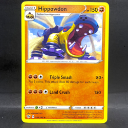 2020 POKEMON DARKNESS ABLAZE HIPPOWDON 094/189 (RARE) - Image 1
