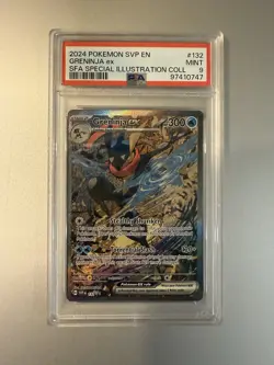 2024 POKEMON SVP SPECIAL ILLUSTRATION COLLECTION PROMO #132 GRENINJA EX PSA 9 - Image 1