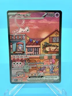 Mew ex SVP 053 Pokemon TCG Scarlet Violet 151 Black Star Promo Full Art #53 - Image 1