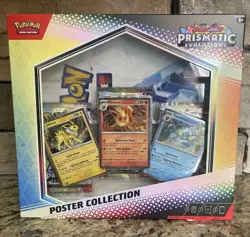 #043 - Pokemon Prismatic Evolutions Poster Collection x2 New Sealed - Image 1