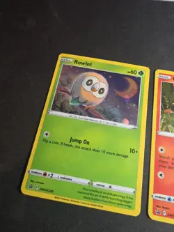 Pokemon TCG Rowlet SWSH220 Cyndaquil SWSH221 Oshawott SWSH222 Cosmos Holo NM - Image 2