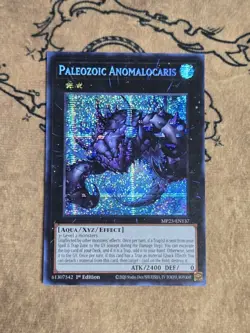 Yugioh Paleozoic Anomalocaris MP25-EN137 1st Edition Prismatic Secret Rare NM - Image 1