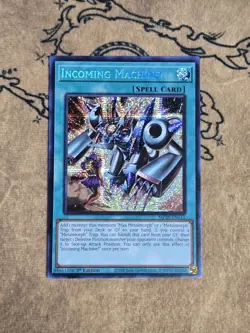 Yugioh Incoming Machine! MP25-EN111 1st Edition Prismatic Secret Rare NM - Image 1