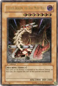 Yugioh! MP Fusilier Dragon, The Dual-Mode Beast RDS-EN031 Ultimate Rare 1st Ed - Image 1