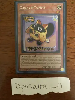 Yugioh Cooky Yummy (CR) JUSH-EN017 Collector’s Rare 1st Edition Near Mint - Image 1