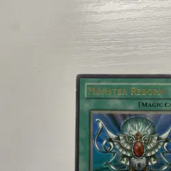 YuGIOh - 1st Edition LOB-118 Monster Reborn - N/A Print - LP Foil Line - Image 3