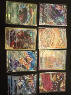 Pokemon English Mixed Card Lot X 8 Cards Full Art Trainer Gx Ex V (Lot 1313) - Image 1