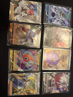 Pokemon English Mixed Card Lot X 8 Cards Full Art Trainer Gx Ex V (Lot 1212) - Image 1