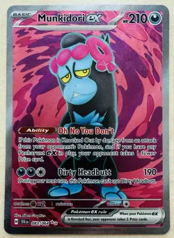 Munkidori ex 083/064 Shrouded Fable Full Art Ultra Rare Pokemon TCG Card NM - Image 1