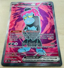 Munkidori ex 083/064 Shrouded Fable Full Art Ultra Rare Pokemon TCG Card NM - Image 2