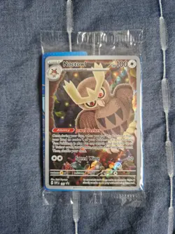 Pokemon Noctowl TCG SVP 141 Stellar Crown ETB Promo Card Sealed - Image 1