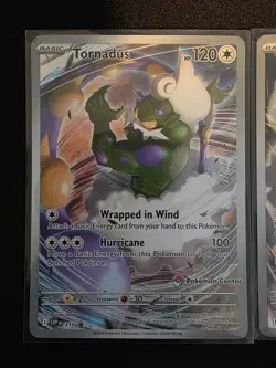 Pokemon Center Tornadus/Thundurus Stamped Black Bolt & White Flare Promo Card - Image 3