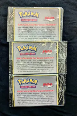 3x Marill 29 BSP WoTC Wizards Black Star Promo Pack SEALED Pokemon Neo Genesis - Image 1
