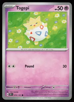 Togepi 070/191 Common Surging Sparks Pokemon Near Mint - Image 1
