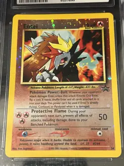 CGC 10 Entei Pokemon (2001) Black Star Promos #3 - Reverse Holo TCG Pokemon - Image 2