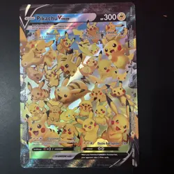 JUMBO Pikachu V Union Card SWSH141 Oversized Promo Pokemon Celebrations 25th NM - Image 1