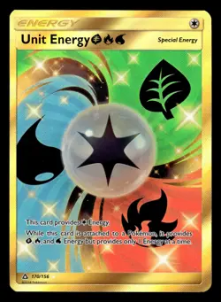 Unit Energy 170/156 Secret Rare Ultra Prism Pokemon Card - Image 1