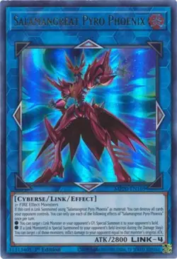 Yu-Gi-Oh Card - MP20-EN169 - SALAMANGREAT PYRO PHOENIX (ultra rare holo) - NM/M - Image 1