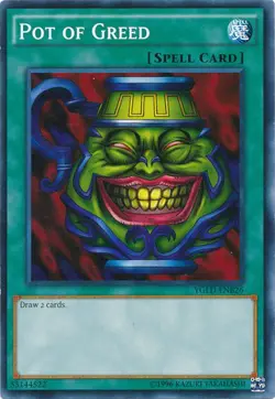 Yu-Gi-Oh Card - YGLD-ENB26 - POT OF GREED (common) - NM/M - Image 1