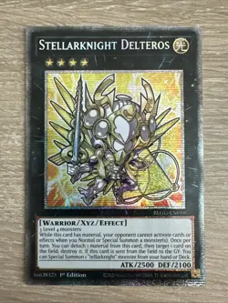 Yu-Gi-Oh! TCG Stellarknight Delteros Starlight Rare 1st NM BLGG-EN010 Chibi - Image 1