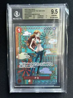 2023 One Piece Nami SP Japanese OP01-016 BGS 9.5 - Image 1
