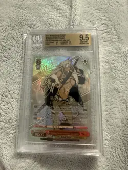 Weiss Schwarz Mushoku Tensei Strong Swordswoman Ghislaine SP Signed Foil BGS 9.5 - Image 1